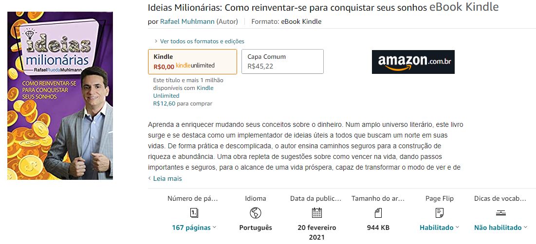 Livro Ideias Milionárias